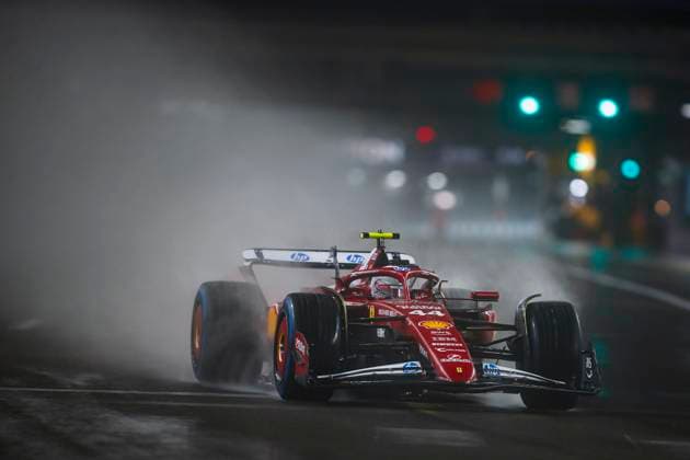 F1 - LAS VEGAS GRAND PRIX 2025 44 HAMILTON Lewis (gbr), Scuderia Ferrari SF-25, action during the 2025 Formula 1 Las Vegas Grand Prix, 22th round of the 2025 FIA Formula One World Championship, WM, Weltmeisterschaft from November 21 to 23, 2025 on the Las Vegas Strip Circuit, in Paradise, Nevada, United States of America - ParadiseUnited States  Copyright: xJoaoxFilipex