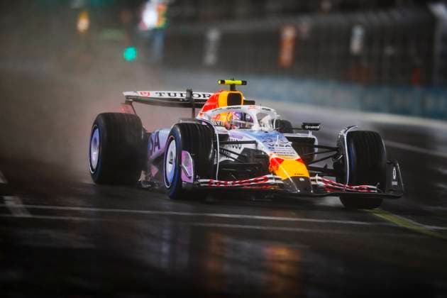 F1 - LAS VEGAS GRAND PRIX 2025 30 LAWSON Liam (nzl), Visa Cash App RB F1 Team VCARB02, action during the 2025 Formula 1 Las Vegas Grand Prix, 22th round of the 2025 FIA Formula One World Championship, WM, Weltmeisterschaft from November 21 to 23, 2025 on the Las Vegas Strip Circuit, in Paradise, Nevada, United States of America - ParadiseUnited States  Copyright: xJoaoxFilipex