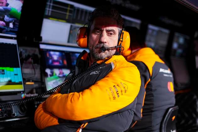 F1 - LAS VEGAS GRAND PRIX 2025 STELLA Andrea (ita), Team Principal of McLaren F1 Team, portrait during the 2025 Formula 1 Las Vegas Grand Prix, 22th round of the 2025 FIA Formula One World Championship, WM, Weltmeisterschaft from November 21 to 23, 2025 on the Las Vegas Strip Circuit, in Paradise, Nevada, United States of America - ParadiseUnited States  Copyright: xEricxAlonsox