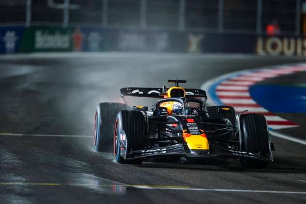 F1 - LAS VEGAS GRAND PRIX 2025 01 VERSTAPPEN Max (nld), Red Bull Racing RB21, action during the 2025 Formula 1 Las Vegas Grand Prix, 22th round of the 2025 FIA Formula One World Championship, WM, Weltmeisterschaft from November 21 to 23, 2025 on the Las Vegas Strip Circuit, in Paradise, Nevada, United States of America - ParadiseUnited States  Copyright: xJoaoxFilipex