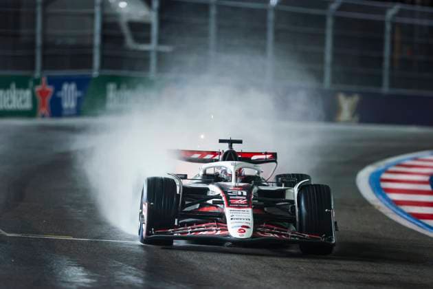 F1 - LAS VEGAS GRAND PRIX 2025 31 OCON Esteban (fra), Haas F1 Team VF-25 Ferrari, action during the 2025 Formula 1 Las Vegas Grand Prix, 22th round of the 2025 FIA Formula One World Championship, WM, Weltmeisterschaft from November 21 to 23, 2025 on the Las Vegas Strip Circuit, in Paradise, Nevada, United States of America - ParadiseUnited States  Copyright: xJoaoxFilipex