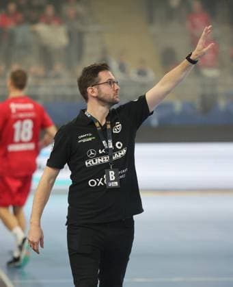 Bietigheim , Handball 2 Bundesliga SG BBM Bietigheim vs TV Grosswallstadt , Andre Lohrbach Coach Grosswallstadt