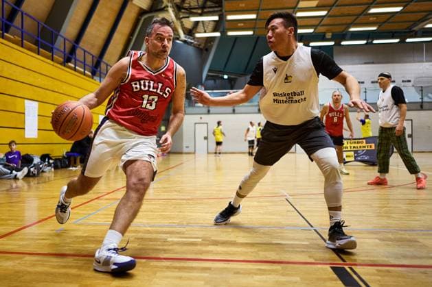 GER, Basketball at midnight, MHP Riesen Ludwigsburg, Basketball, 21 11 2025 GER, MHP Riesen Ludwigsburg, Basketball, Basketball Bundesliga, BBL, Basketball Maenner Saison 2025 2026, 21 11 2025 Ludwigsburg Copyright: xEibner-Pressefoto xFrancescoxConx