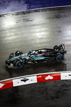 F1 - LAS VEGAS GRAND PRIX 2025 12 KIMI ANTONELLI Andrea (ita), Mercedes AMG F1 Team W16, action during the 2025 Formula 1 Las Vegas Grand Prix, 22th round of the 2025 FIA Formula One World Championship, WM, Weltmeisterschaft from November 21 to 23, 2025 on the Las Vegas Strip Circuit, in Paradise, Nevada, United States of America - ParadiseUnited States  Copyright: xAndrÃ xFerreirax