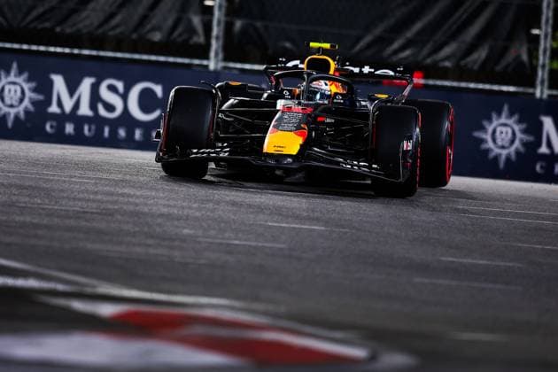 F1 - LAS VEGAS GRAND PRIX 2025 22 TSUNODA Yuki (jap), Red Bull Racing RB21, action during the 2025 Formula 1 Las Vegas Grand Prix, 22th round of the 2025 FIA Formula One World Championship, WM, Weltmeisterschaft from November 21 to 23, 2025 on the Las Vegas Strip Circuit, in Paradise, Nevada, United States of America - ParadiseUnited States  Copyright: xEricxAlonsox