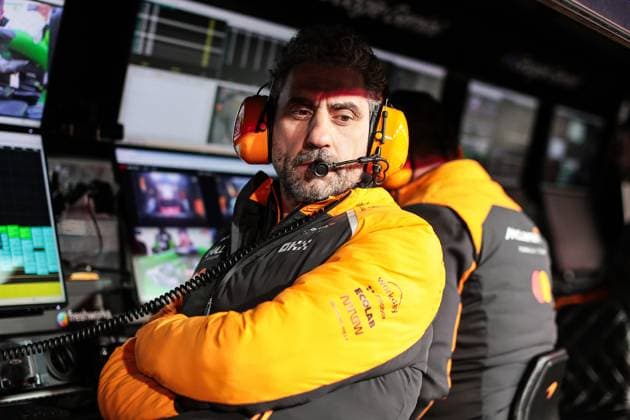 F1 - LAS VEGAS GRAND PRIX 2025 STELLA Andrea (ita), Team Principal of McLaren F1 Team, portrait during the 2025 Formula 1 Las Vegas Grand Prix, 22th round of the 2025 FIA Formula One World Championship, WM, Weltmeisterschaft from November 21 to 23, 2025 on the Las Vegas Strip Circuit, in Paradise, Nevada, United States of America - ParadiseUnited States  Copyright: xEricxAlonsox