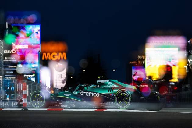 F1 - LAS VEGAS GRAND PRIX 2025 14 ALONSO Fernando (spa), Aston Martin F1 Team AMR24, action during the 2025 Formula 1 Las Vegas Grand Prix, 22th round of the 2025 FIA Formula One World Championship, WM, Weltmeisterschaft from November 21 to 23, 2025 on the Las Vegas Strip Circuit, in Paradise, Nevada, United States of America - ParadiseUnited States  Copyright: xEricxAlonsox