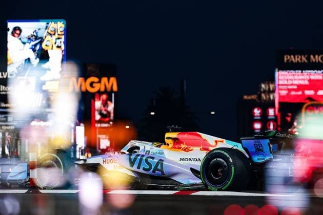 F1 - LAS VEGAS GRAND PRIX 2025 06 HADJAR Isack (fra), Visa Cash App RB F1 Team VCARB02, actionduring the 2025 Formula 1 Las Vegas Grand Prix, 22th round of the 2025 FIA Formula One World Championship, WM, Weltmeisterschaft from November 21 to 23, 2025 on the Las Vegas Strip Circuit, in Paradise, Nevada, United States of America - ParadiseUnited States  Copyright: xEricxAlonsox