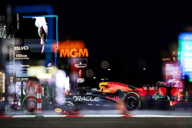 F1 - LAS VEGAS GRAND PRIX 2025 22 TSUNODA Yuki (jap), Red Bull Racing RB21, action during the 2025 Formula 1 Las Vegas Grand Prix, 22th round of the 2025 FIA Formula One World Championship, WM, Weltmeisterschaft from November 21 to 23, 2025 on the Las Vegas Strip Circuit, in Paradise, Nevada, United States of America - ParadiseUnited States  Copyright: xEricxAlonsox
