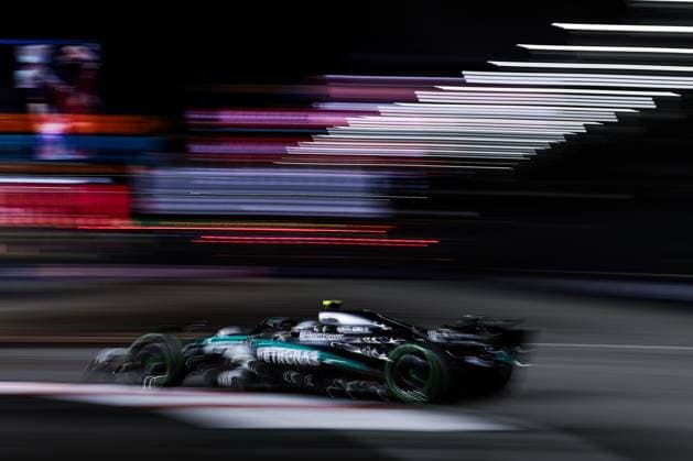 F1 - LAS VEGAS GRAND PRIX 2025 12 KIMI ANTONELLI Andrea (ita), Mercedes AMG F1 Team W16, action during the 2025 Formula 1 Las Vegas Grand Prix, 22th round of the 2025 FIA Formula One World Championship, WM, Weltmeisterschaft from November 21 to 23, 2025 on the Las Vegas Strip Circuit, in Paradise, Nevada, United States of America - ParadiseUnited States  Copyright: xEricxAlonsox