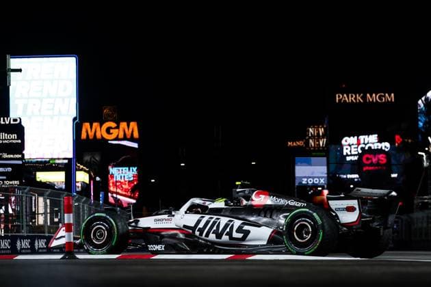 F1 - LAS VEGAS GRAND PRIX 2025 87 BEARMAN Ollie Oliver (gbr), Haas F1 Team VF-25 Ferrari, action during the 2025 Formula 1 Las Vegas Grand Prix, 22th round of the 2025 FIA Formula One World Championship, WM, Weltmeisterschaft from November 21 to 23, 2025 on the Las Vegas Strip Circuit, in Paradise, Nevada, United States of America - ParadiseUnited States  Copyright: xEricxAlonsox