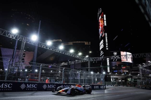 F1 - LAS VEGAS GRAND PRIX 2025 06 HADJAR Isack (fra), Visa Cash App RB F1 Team VCARB02, action during the 2025 Formula 1 Las Vegas Grand Prix, 22th round of the 2025 FIA Formula One World Championship, WM, Weltmeisterschaft from November 21 to 23, 2025 on the Las Vegas Strip Circuit, in Paradise, Nevada, United States of America - ParadiseUnited States  Copyright: xEricxAlonsox
