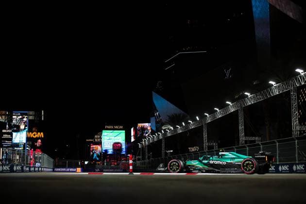 F1 - LAS VEGAS GRAND PRIX 2025 14 ALONSO Fernando (spa), Aston Martin F1 Team AMR24, action during the 2025 Formula 1 Las Vegas Grand Prix, 22th round of the 2025 FIA Formula One World Championship, WM, Weltmeisterschaft from November 21 to 23, 2025 on the Las Vegas Strip Circuit, in Paradise, Nevada, United States of America - ParadiseUnited States  Copyright: xEricxAlonsox