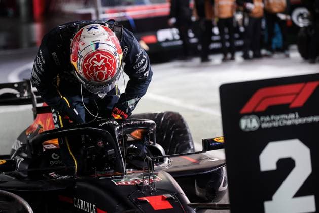 F1 - LAS VEGAS GRAND PRIX 2025 VERSTAPPEN Max (ned), Red Bull Racing RB21, portrait during the 2025 Formula 1 Las Vegas Grand Prix, 22th round of the 2025 FIA Formula One World Championship, WM, Weltmeisterschaft from November 21 to 23, 2025 on the Las Vegas Strip Circuit, in Paradise, Nevada, United States of America - ParadiseUnited States  Copyright: xEricxAlonsox