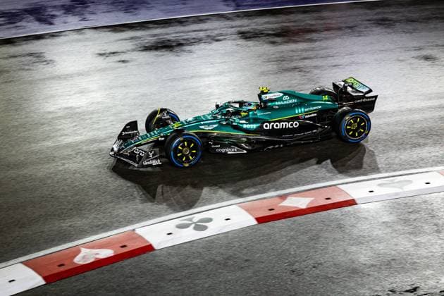 F1 - LAS VEGAS GRAND PRIX 2025 14 ALONSO Fernando (spa), Aston Martin F1 Team AMR24, action during the 2025 Formula 1 Las Vegas Grand Prix, 22th round of the 2025 FIA Formula One World Championship, WM, Weltmeisterschaft from November 21 to 23, 2025 on the Las Vegas Strip Circuit, in Paradise, Nevada, United States of America - ParadiseUnited States  Copyright: xAndrÃ xFerreirax