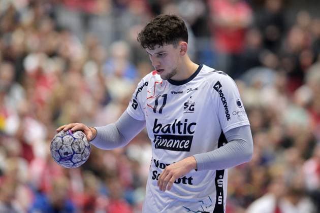 Marko Grgic SG Flensburg Handewitt 17 , GER, MT Melsungen SG Flensburg Handewitt, Handball, 1 Bundesliga, 13 Matchday, Season 2025 2026, 21 11 2025, GER, MT Melsungen SG Flensburg Handewitt, Handball, 1 Bundesliga, 13 Matchday, Season 2025 2026, 21 11 2025 Kassel Copyright: xEibner-Pressefotox xRolandxSippelx EP_RSL
