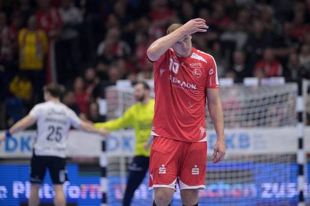 Dainis Kristopans MT Melsungen 10 disappointed, frustrated, emotion , GER, MT Melsungen SG Flensburg Handewitt, Handball, 1 Bundesliga, Matchday 13, Season 2025 2026, 21 11 2025, GER, MT Melsungen SG Flensburg Handewitt, Handball, 1 Bundesliga, Matchday 13, Season 2025 2026, 21 11 2025 Kassel Copyright: xEibner-Pressefotox xRolandxSippelx EP_RSL