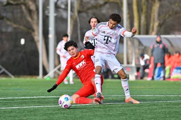 Football, U19 DFB Youth League, FC Augsburg - FC Bayern Munich