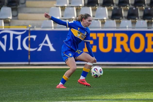 Soccer, Google Pixel Womens Bundesliga, 11 Matchday, 2025 2026, SC Freiburg vs Carl Zeiss Jena, 22 11 2025, Dreisamstadion, Freiburg, Emily Reske FC Carl Zeiss Jena Women, 28 Freiburg Dreisamstadion Baden Württemberg Germany Copyright: xFINLEYxMÖRCHx