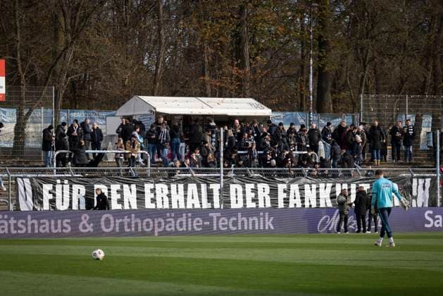 3 Liga FC Viktoria Köln SC Verl, 22 11 2025 Banner For the preservation of fan culture among the fans from Verl Cologne, 22 11 2025 15 matchday of the 3 soccer league FC Viktoria Köln SC Verl at the Sportpark Höhenberg in Cologne The DFL regulations prohibit the use of photographs as image sequences and or quasi videos Copyright: xBEAUTIFULxSPORTS AxelxKohringx