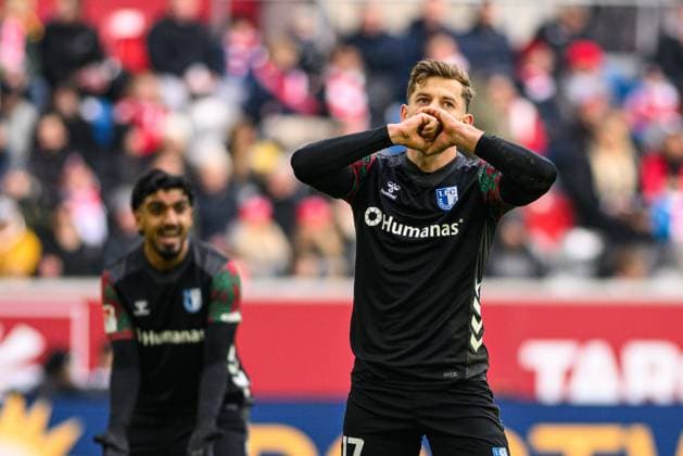 DUSSELDORF, GERMANY - 22 NOVEMBER, 2025: VItalii Kliuiev - Football match Bundesliga 2 Fortuna Duesseldorf - 1. FC Magdeburg at Merkur Spiel Arena.  Copyright: xVITALIIxKLIUIEVx