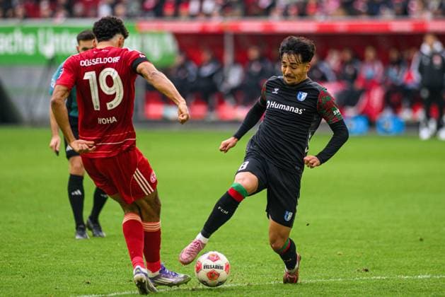DUSSELDORF, GERMANY - 22 NOVEMBER, 2025: VItalii Kliuiev - Football match Bundesliga 2 Fortuna Duesseldorf - 1. FC Magdeburg at Merkur Spiel Arena.  Copyright: xVITALIIxKLIUIEVx