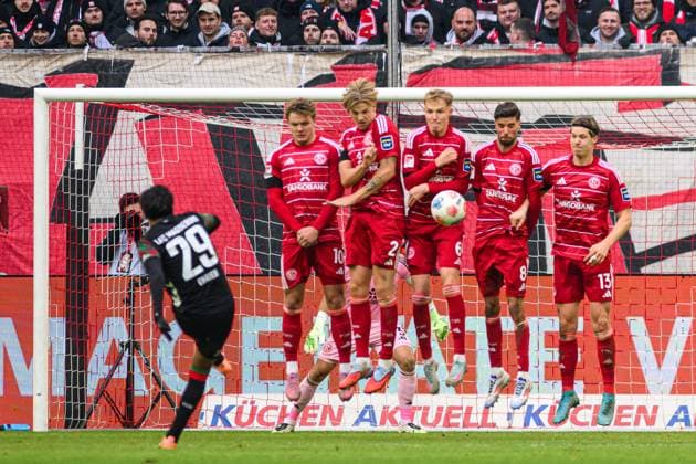 DUSSELDORF, GERMANY - 22 NOVEMBER, 2025: VItalii Kliuiev - Football match Bundesliga 2 Fortuna Duesseldorf - 1. FC Magdeburg at Merkur Spiel Arena.  Copyright: xVITALIIxKLIUIEVx
