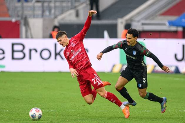 DUSSELDORF, GERMANY - 22 NOVEMBER, 2025: Danny Schmidt - Football match Bundesliga 2 Fortuna Duesseldorf - 1. FC Magdeburg at Merkur Spiel Arena.  Copyright: xVITALIIxKLIUIEVx