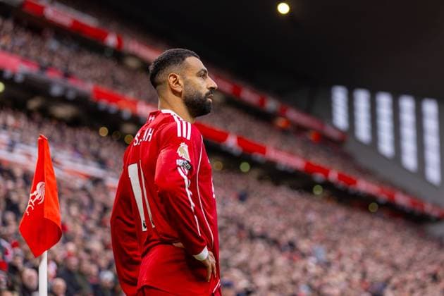 Football - FA Premier League - Liverpool FC v Nottingham Forest FC LIVERPOOL, ENGLAND - Saturday, November 22, 2025: Liverpool s Mohamed Salah during the FA Premier League match between Liverpool FC and Nottingham Forest FC at Anfield. (Photo by David Rawcliffe Propaganda) LIVERPOOL Anfield MERSEYSIDE ENGLAND  Copyright: xDavidxRawcliffex P2025-11-22-Liverpool_Nottingham_Forest-15