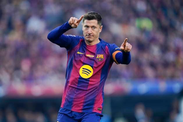 ESP: FC Barcelona, Barca - Athletic Club. La Liga EA Sports. Date 13 Robert Lewandowski of FC Barcelona during the La Liga EA Sports match between FC Barcelona and Athletic Club played at Spotify Camp Nou Stadium on November 22, 2025 in Barcelona, Spain. kpng Copyright: xSergioxRuizx xIMAGOx PS_251122_BAR_ATH_015
