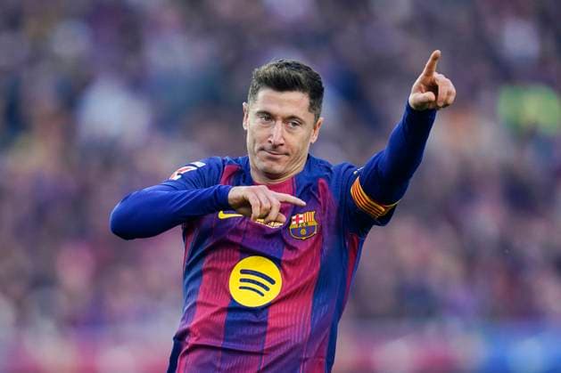 ESP: FC Barcelona, Barca - Athletic Club. La Liga EA Sports. Date 13 Robert Lewandowski of FC Barcelona during the La Liga EA Sports match between FC Barcelona and Athletic Club played at Spotify Camp Nou Stadium on November 22, 2025 in Barcelona, Spain. kpng Copyright: xSergioxRuizx xIMAGOx PS_251122_BAR_ATH_016
