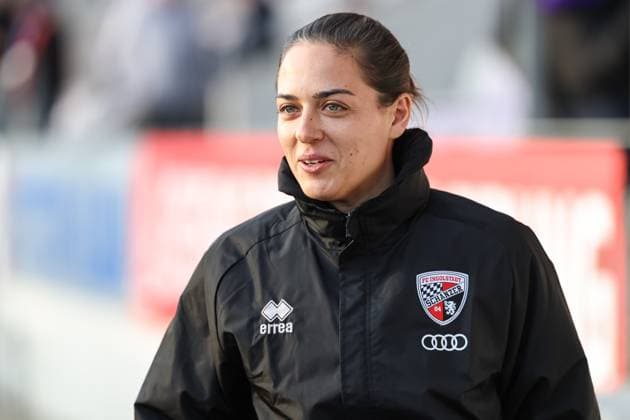 3 Liga VfL Osnabrück FC Ingolstadt 04 before the match Head coach Sabrina Wittmann FCI 3 Liga FC Ingolstadt 04 Season 2025 2026 VfL Osnabrück