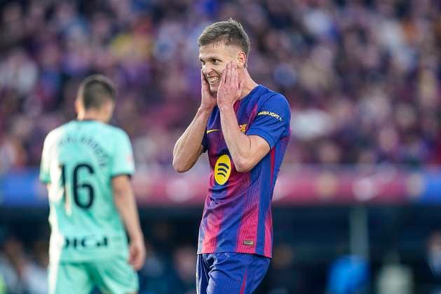 ESP: FC Barcelona, Barca - Athletic Club. La Liga EA Sports. Date 13 Dani Olmo of FC Barcelona during the La Liga EA Sports match between FC Barcelona and Athletic Club played at Spotify Camp Nou Stadium on November 22, 2025 in Barcelona, Spain. kpng Copyright: xSergioxRuizx xIMAGOx PS_251122_BAR_ATH_020