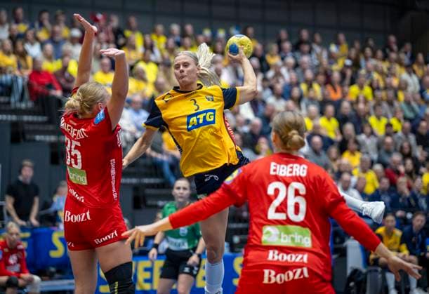 Handball, Women, International match, Sweden - Denmark