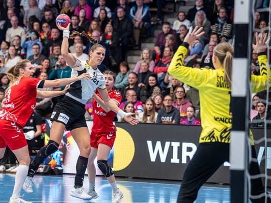 Germany vs. Switzerland, handball, international match, women, season 2025 2026, 22 11 2025, Germany vs. Switzerland, handball, international match, women, season 2025 2026, 22 11 2025 Goeppingen Copyright: xEibner-Pressefoto MichaelxSchmidx EP_MST