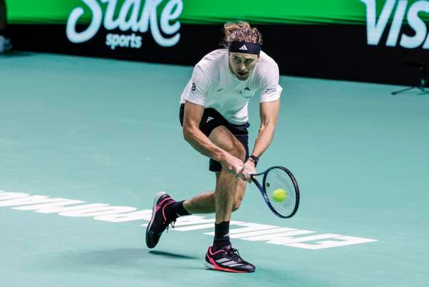 November 22, 2025, Bologna, ITALY: Germany tennis player Alexander Zverev during his single tennis match against Spain player Jaume Munar during the semi final of the Davis Cup 2025 Final 8 at Fiere Exhibition Centre in Bologna Italy, 22 November 2025. ANSA ELISABETTA BARACCHI 2025 Davis Cup Final 8  - ZUMAa110 20251122_zaf_a110_038 Copyright: xElisabettaxBaracchix