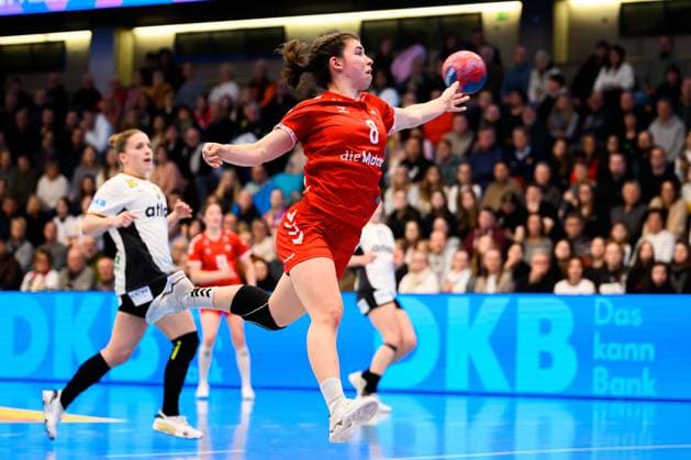 Handball, Women Laenderspiel Germany Switzerland Mia Sofia Emmenegger Switzerland Goeppeingen EWS Arena Germany