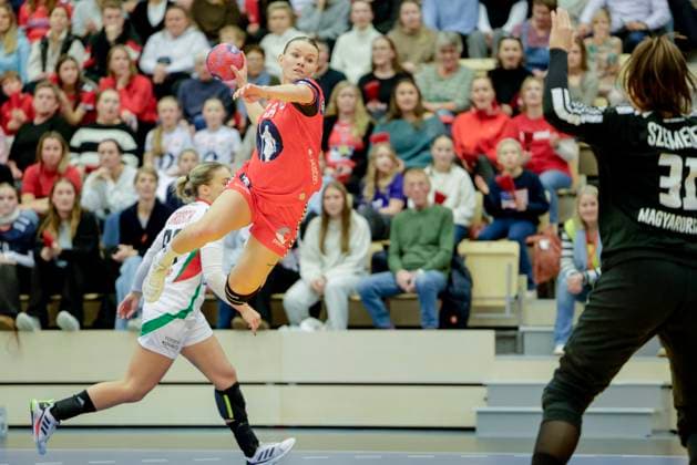 Posten Cup Norway Hungary Sotra 20251122 Norway s Anniken Wollik during the handball match between Norway and Hungary during the Posten Cup in Sotra Arena Photo Paul S Amundsen NTB Sotra Norway EDITORIAL USE ONLY RESTRICTED USE FOR BETTING COMPANIES  Copyright: xPaulxS.xAmundsenx xNTBx