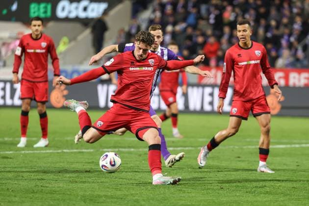3 Liga VfL Osnabrück FC Ingolstadt 04 Goal chance missed Dennis Kaygin 10, FCI Marcel Costly 22, FCI Müller Jannik 24 VFL 3 Liga FC Ingolstadt 04 Season 2025 2026 VfL Osnabrück