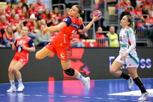 Posten Cup Norway Hungary Sotra 20251122 Norway s Anniken Wollik during the handball match between Norway and Hungary during the Posten Cup in Sotra Arena Photo Paul S Amundsen NTB Sotra Norway EDITORIAL USE ONLY RESTRICTED USE FOR BETTING COMPANIES  Copyright: xPaulxS.xAmundsenx xNTBx
