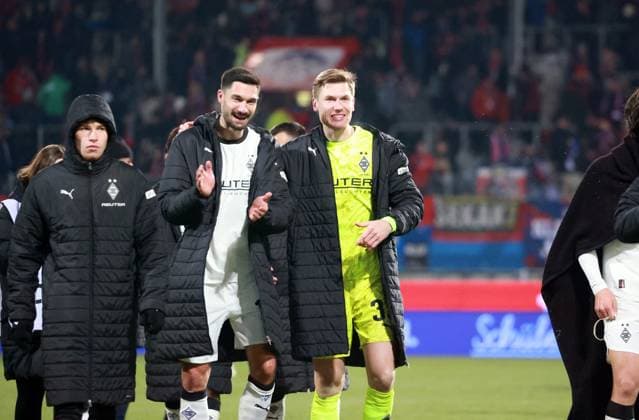 22 11 25 1 FC Heidenheim Borussia Mönchengladbach Germany, Heidenheim, 22 11 2025, Football, Bundesliga, Season 2025 2026, 1 FC Heidenheim Borussia Mönchengladbach Tim Kleindienst Borussia Mönchengladbach