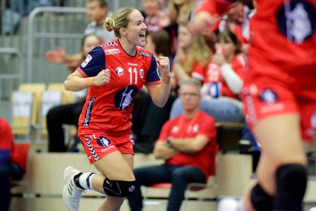 Posten Cup Norway Hungary Sotra 20251122 Norway s Malin Aune during the handball match between Norway and Hungary during the Posten Cup in Sotra Arena Photo Paul S Amundsen NTB Sotra Norway EDITORIAL USE ONLY RESTRICTED USE FOR BETTING COMPANIES  Copyright: xPaulxS.xAmundsenx xNTBx