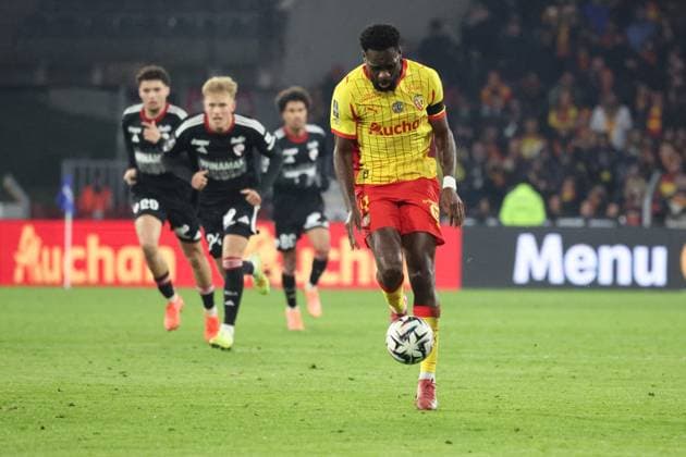 FOOTBALL : RC Lens vs RC Strasbourg - Ligue 1 J13 - 22 11 2025 Odsonne EDOUARD (RC Lens) lors du match RC Lens vs RC Strasbourg, Ligue 1 J13, stade Bollaert-Delelis, le 22 novembre 2025 - photo Laurent Sanson PsnewZ  Copyright: xLaurentxSANSONx xPsnewZx