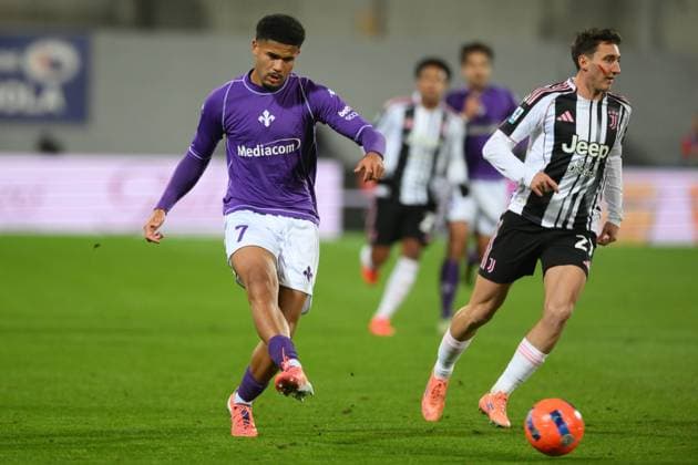Foto IPP Roberto Ramaccia Firenze 22 11 2025 Campionato di Calcio Serie A 2025 2026 Fiorentina vs Juventus Nella foto Simon Sohm of AC Fiorentina Italy Photo Press - World Copyright Firenze italy Italia ITALY  Copyright: xR4924_italyphotopressx
