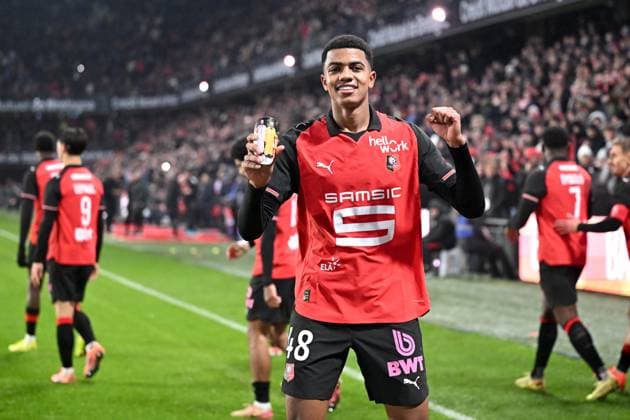 Stade Rennais FC v AS Monaco - Ligue 1 McDonald s 2025 2026 48 Abdelhamid AIT BOUDLAL (srfc) during the Ligue 1 McDonald s match between Rennes and Monaco at Roazhon Park on November 22, 2025 in Rennes, France. Rennes France  Copyright: xFEPx 776417223