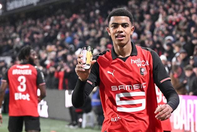 Stade Rennais FC v AS Monaco - Ligue 1 McDonald s 2025 2026 48 Abdelhamid AIT BOUDLAL (srfc) during the Ligue 1 McDonald s match between Rennes and Monaco at Roazhon Park on November 22, 2025 in Rennes, France. Rennes France  Copyright: xFEPx 776417223