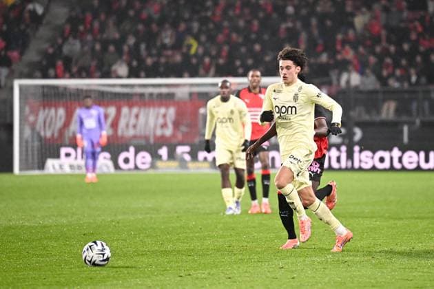 Stade Rennais FC v AS Monaco - Ligue 1 McDonald s 2025 2026 11 Maghnes AKLIOUCHE (asm) during the Ligue 1 McDonald s match between Rennes and Monaco at Roazhon Park on November 22, 2025 in Rennes, France. Rennes France  Copyright: xFEPx 776417223