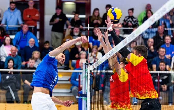 Volleyball, 2nd BL, Blue Volleys Gotha - Baden Volleys SSC Karlsruhe