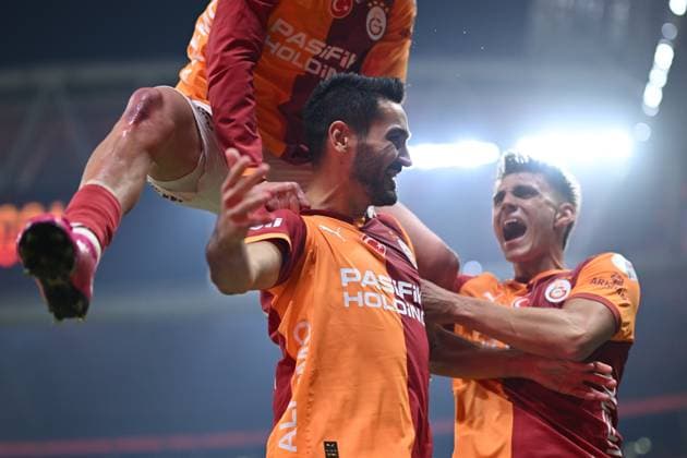 Galatasaray v Genclerbirligi - Turkish Super Lig ISTANBUL, TURKIYE - NOVEMBER 22: Galatasaray’s Ilkay Gundogan celebrates after scoring a goal during the Trendyol Super Lig week 13 match between Galatasaray and Genclerbirligi at RAMS Park in Istanbul, Turkiye, on November 22, 2025. Abdulhamid Hosbas Anadolu Istanbul Turkey. Editorial use only. Please get in touch for any other usage.  Copyright: x2025xAnadoluxAbdulhamidxHosbasx