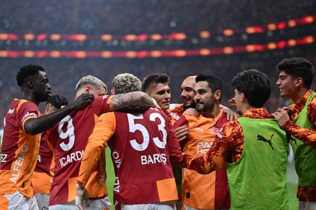 Galatasaray v Genclerbirligi - Turkish Super Lig ISTANBUL, TURKIYE - NOVEMBER 22: Galatasaray’s Ilkay Gundogan celebrates after scoring a goal during the Trendyol Super Lig week 13 match between Galatasaray and Genclerbirligi at RAMS Park in Istanbul, Turkiye, on November 22, 2025. Abdulhamid Hosbas Anadolu Istanbul Turkey. Editorial use only. Please get in touch for any other usage.  Copyright: x2025xAnadoluxAbdulhamidxHosbasx
